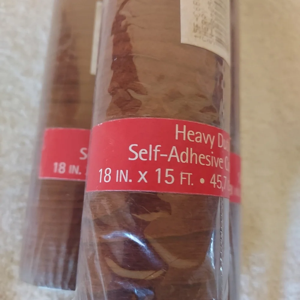 Con-Tact Ultra Self-Adhesive Covering 18in × 15ft Cherry 3 Rolls New In Wrapping